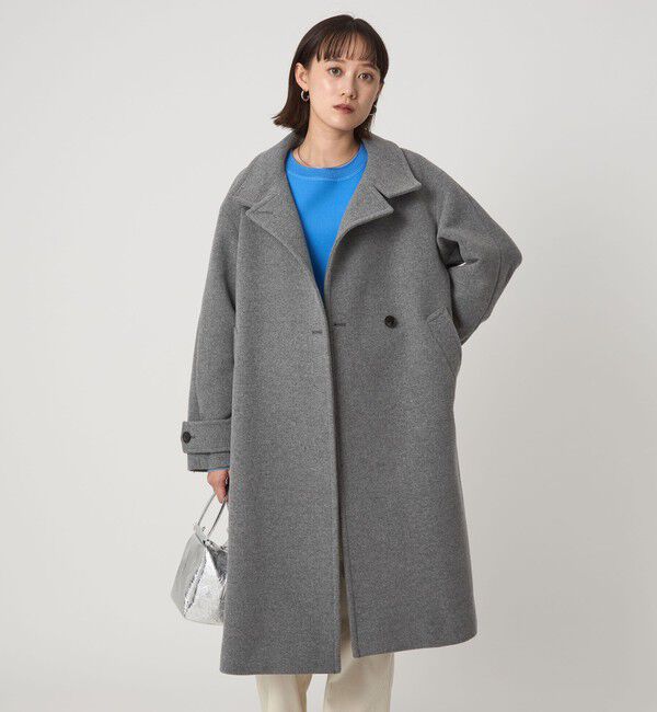 SENTDALE WOOL スタンドカラー　ロングコート size SHORT/TALLあり］SENTDALE WOOL スタンドカラー ロング コート