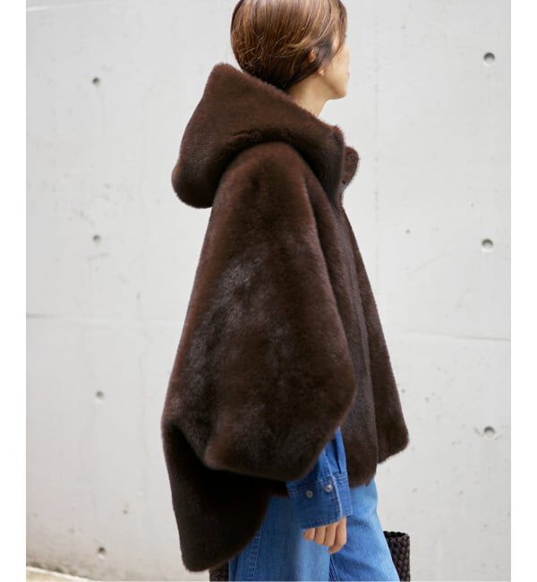 LOU ANDREA/ルーアンドレア ECO FUR BZ エコファーブルゾン（IENA