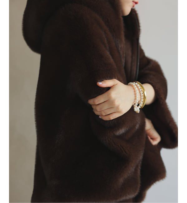 LOU ANDREA/ルーアンドレア ECO FUR BZ エコファーブルゾン（IENA