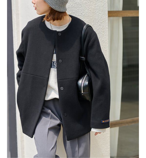 追加》スーパーファインビーバークルーネックコート（JOURNAL STANDARD