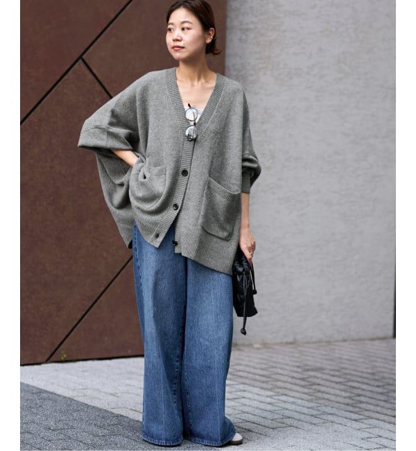 WEB限定追加 / 新色》ラムウールビッグカーディガン（JOURNAL STANDARD