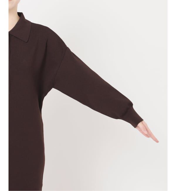 NOBLE　ポロシャツニットワンピース(新品未使用) NOBLE ワンピース 「追加」ポロシャツニットワンピース : ZOZOTOWN
