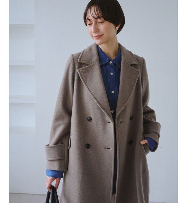 【made in japan】【Mサイズ】ダブルコート ROPE' PICNIC コート チェスターコート JAPAN FABRIC ダブルチェスター