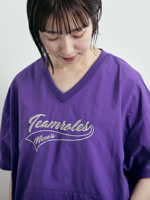 ロゴ刺繍Vネック布帛Tシャツ（SM2）｜ルミネのファッション通販