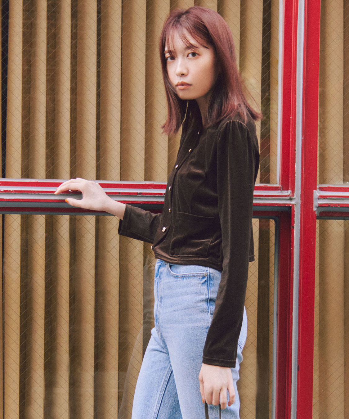 ショート丈ベロアカーディガン（COCO DEAL）｜ルミネのファッション