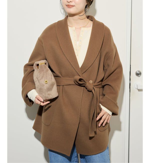 新品未使用！スローブイエナ　SUPER140 ダブルフェイスベルテッドコート WEB限定/追加予約》SUPER140 ダブルフェイスベルテッドコート（その他