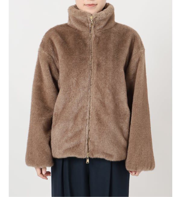 洗える】フェイクファージップコート｜ルミネのファッション通販