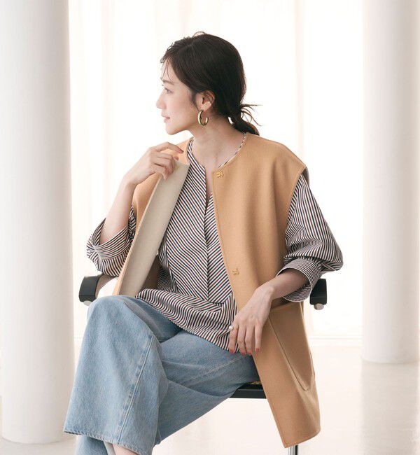 バイカラー リバー ベスト（UNITED ARROWS）｜ルミネのファッション