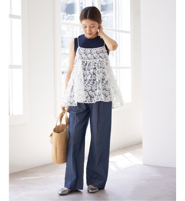 フラワーエンブロイダリー キャミソール（IENA）｜ルミネの