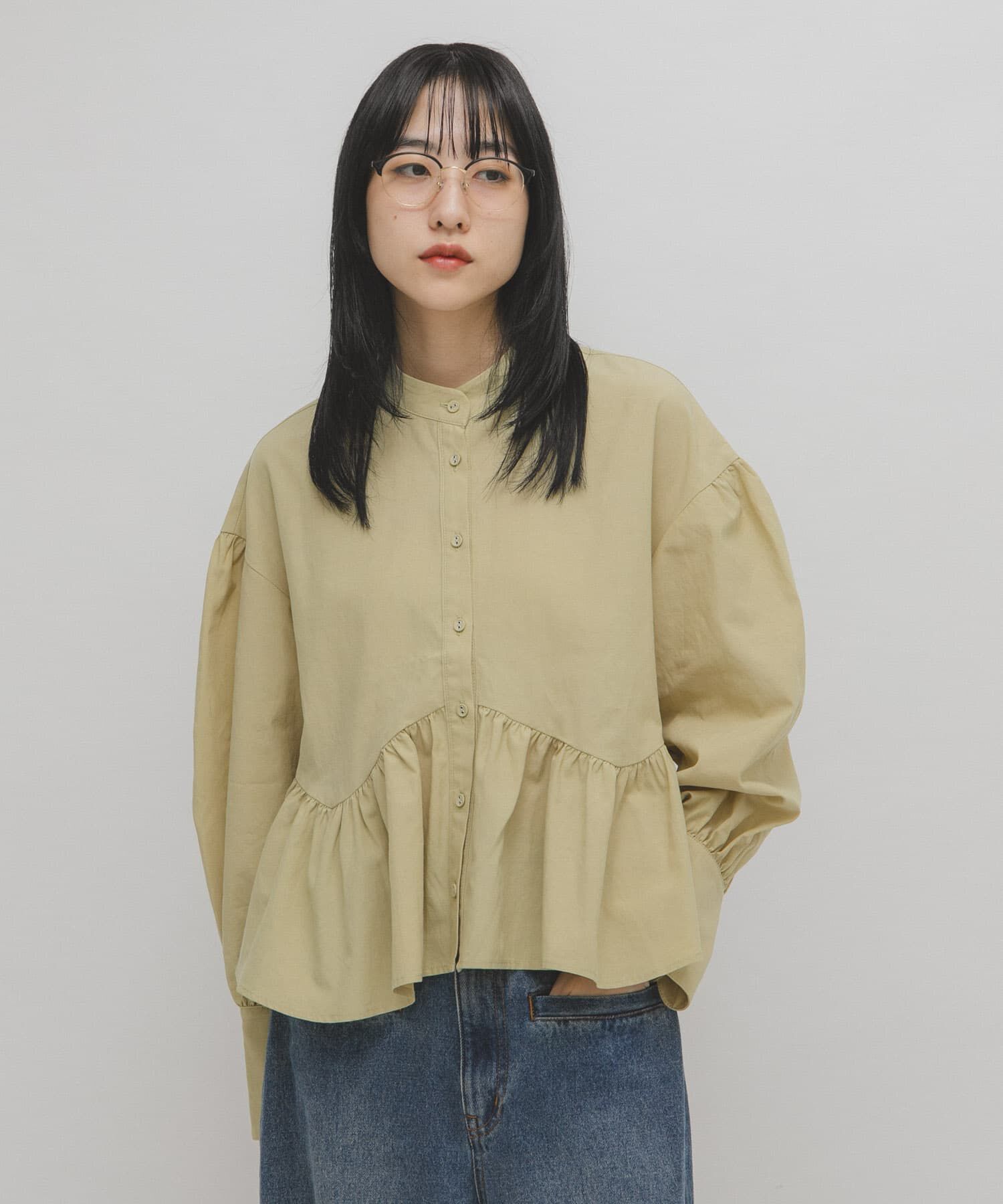 アシンメトリースイッチングブラウス｜ルミネのファッション通販