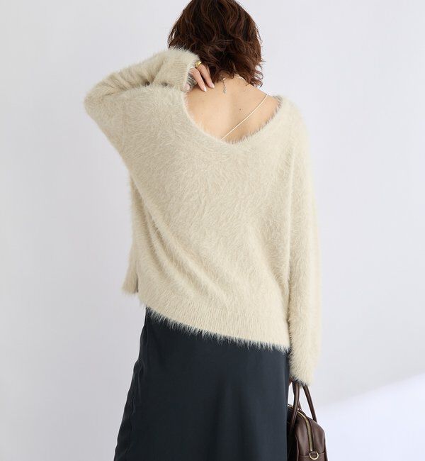 リバイバル/前後2WAY】メランジフェザー2WAYニット｜ルミネの