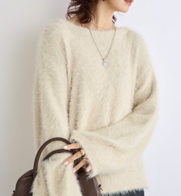 リバイバル/前後2WAY】メランジフェザー2WAYニット｜ルミネの