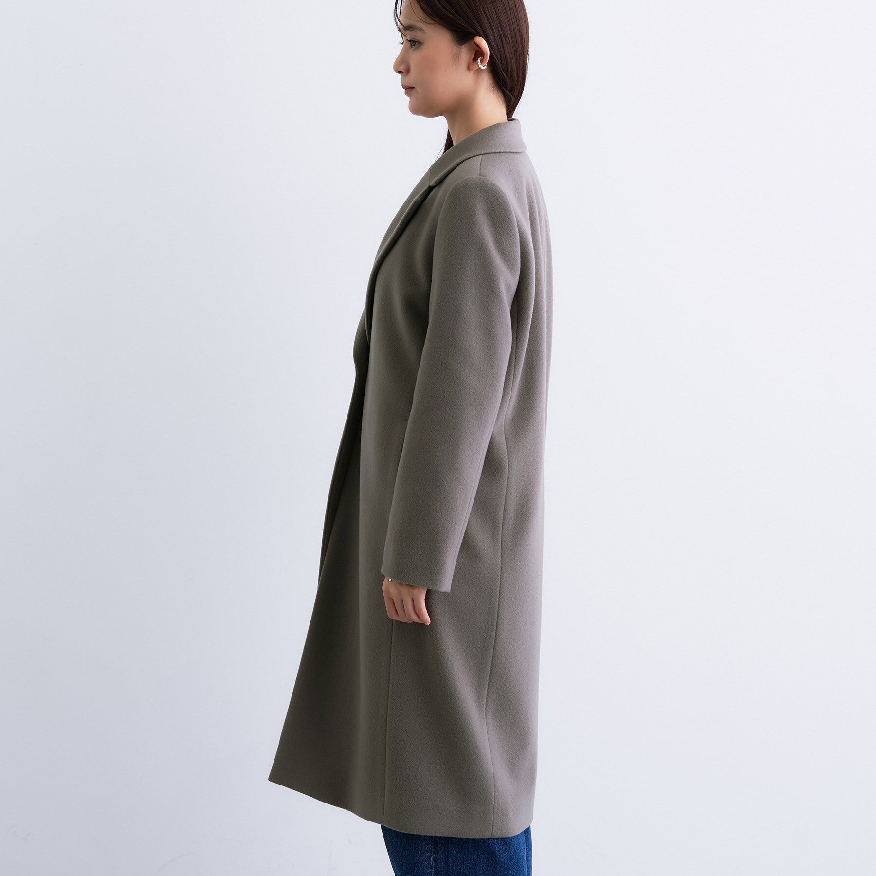 名品コート／日本製】ウール100％チェスターコート（INDIVI）｜ルミネ