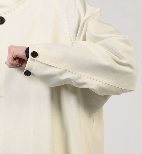 ウールギャバジン スタンドカラーコート（CABaN）｜ルミネの