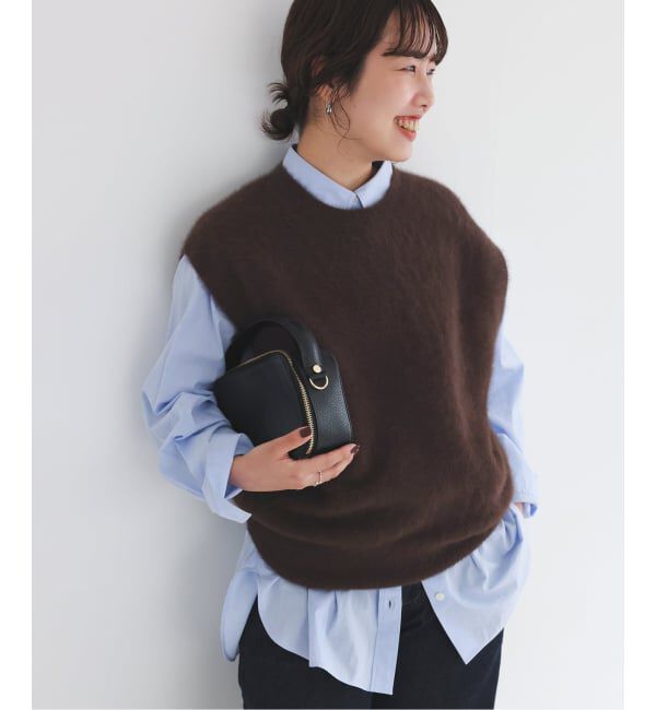 フォックスアルパカ ニットベスト（SLOBE IENA）｜ルミネの