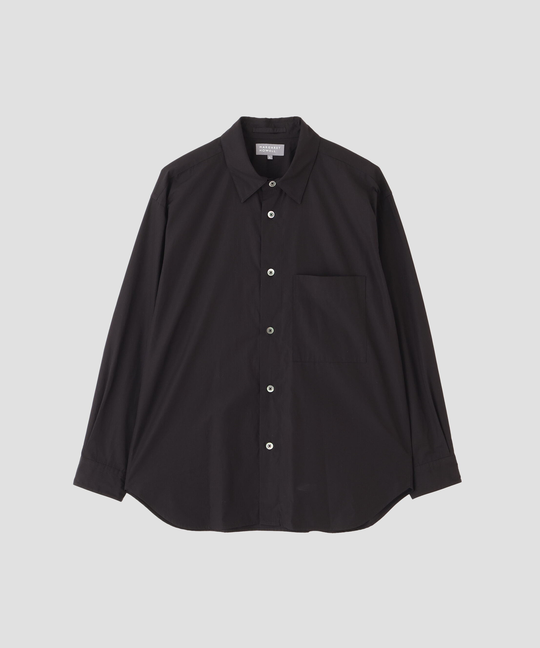 FINE COMPACT COTTON POPLIN SHIRT（MARGARET HOWELL）｜ルミネの