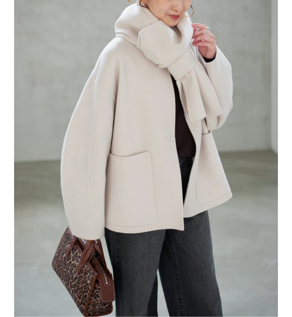 追加》ビーバーストール付きセットコート（Spick and Span）｜ルミネの