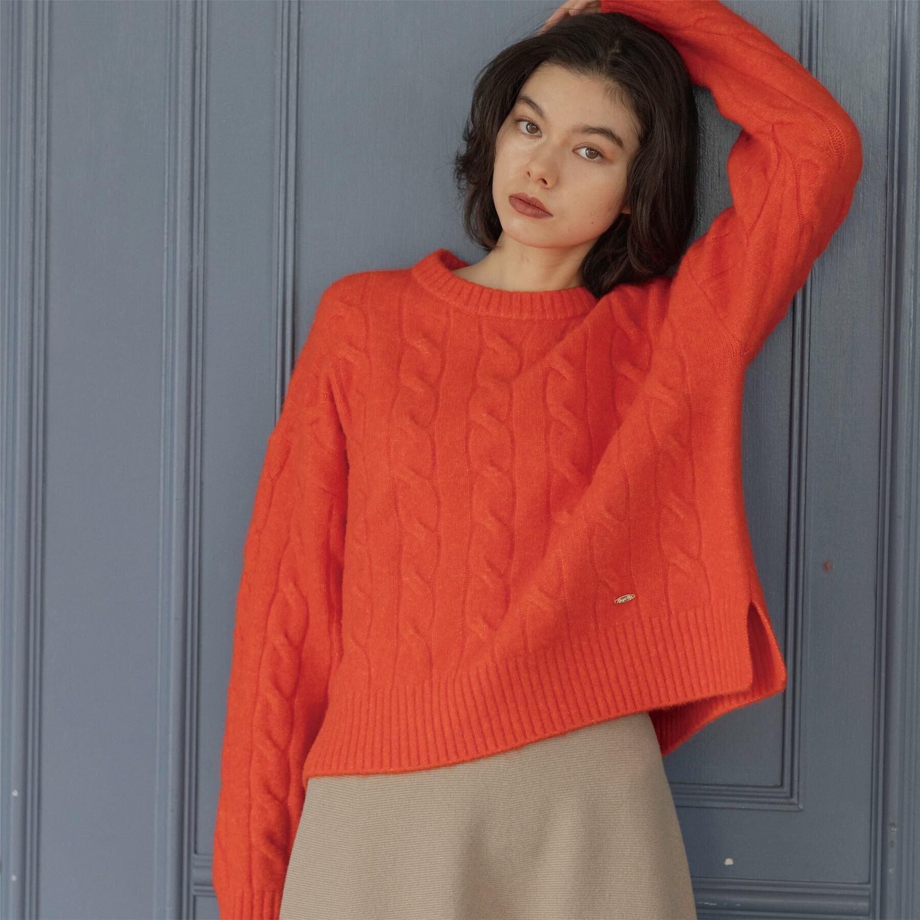 MIXミドルゲージケーブルニット【洗濯機OK】（OPAQUE.CLIP）｜ルミネの