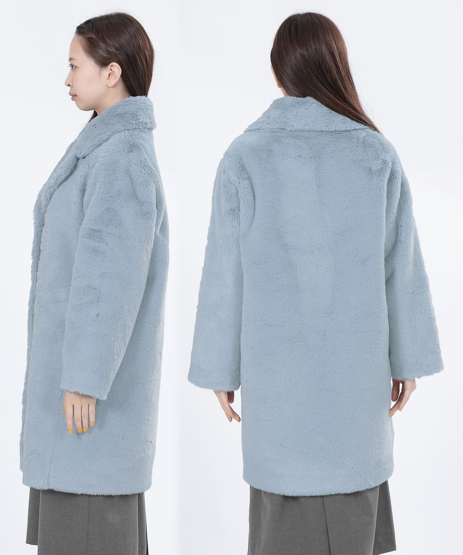 デイジーパールボタンファー ロングコート（MARY QUANT）｜ルミネの