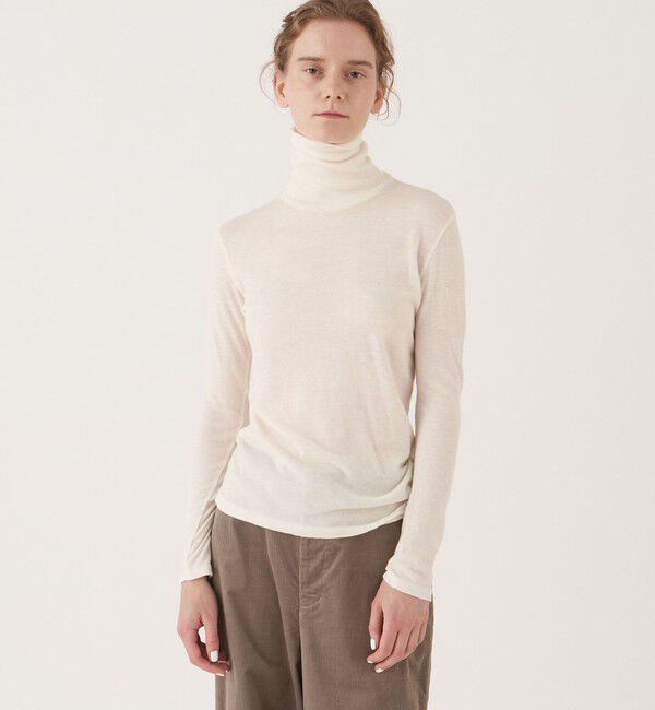 GALERIE VIE コットンカシミヤ タートルネックプルオーバー（GALERIE
