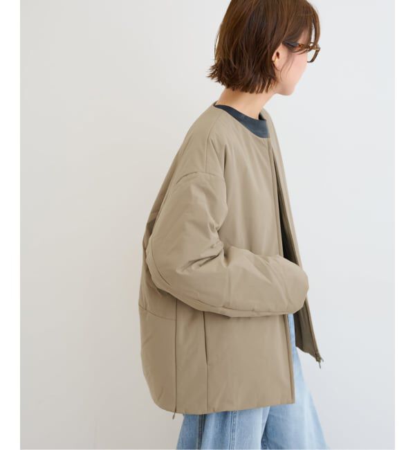 パフィーノーカラーサイドジップブルゾン（JOURNAL STANDARD relume