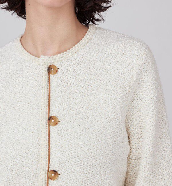 パイピング クルーネックカーディガン（MACPHEE）｜ルミネの
