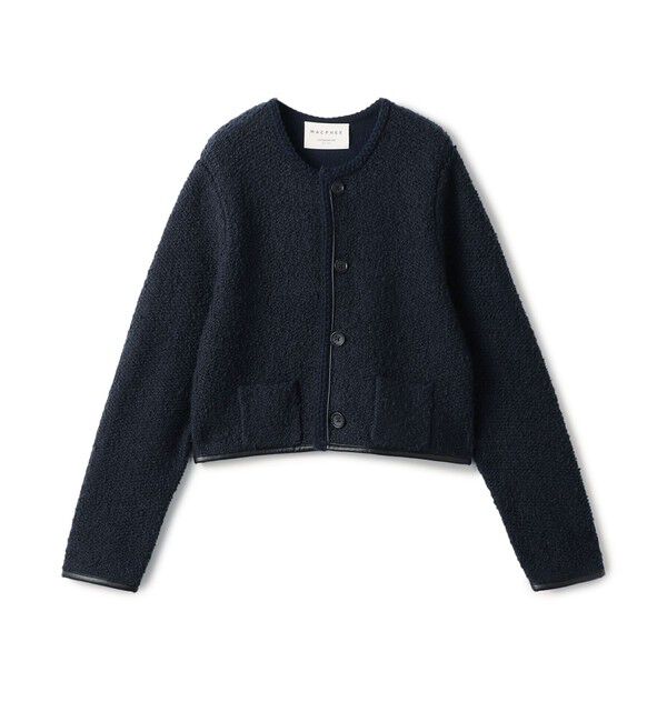 未使用新品◆MACPHEE◆パイピングクルーネックカーディガン パイピング クルーネックカーディガン（MACPHEE）｜ルミネの