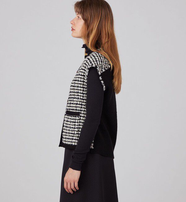 ニットコンビツイード フレンチスリーブジレ（Ballsey）｜ルミネの