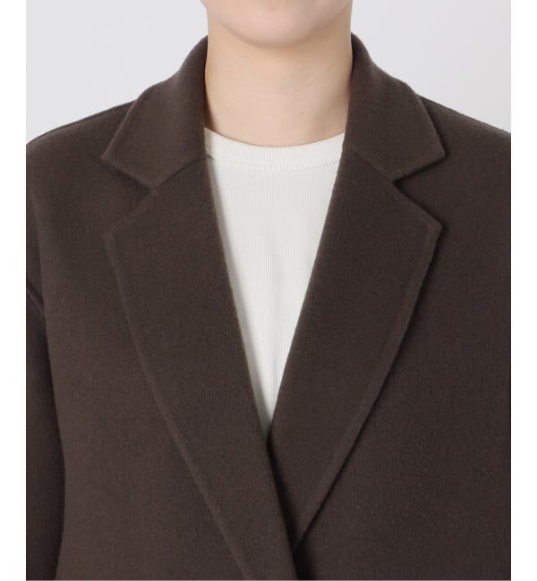 WEB限定/追加2予約》souple woolダブルフェイスチェスターコート