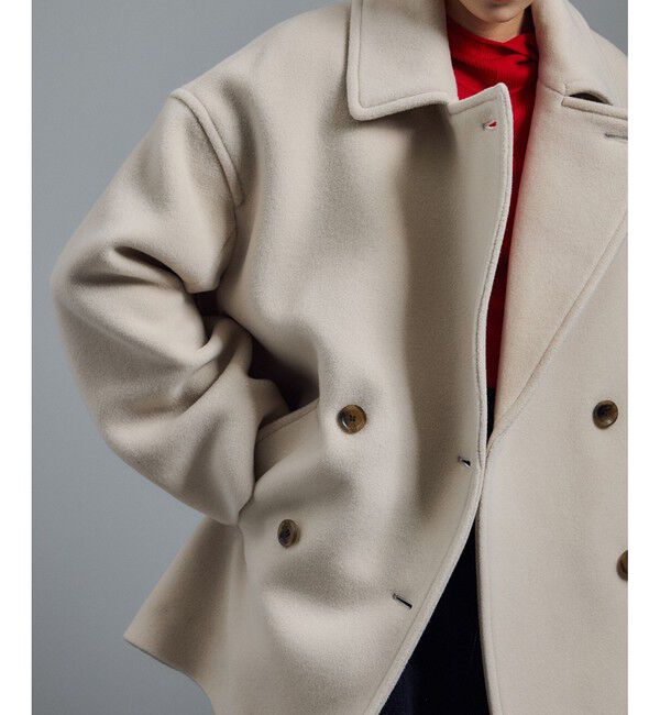 今季 SALON adam et rope' MANTECOウールPコート 追加＞【WEB限定】MANTECOウールPコート（ピーコート）｜SALON adam et