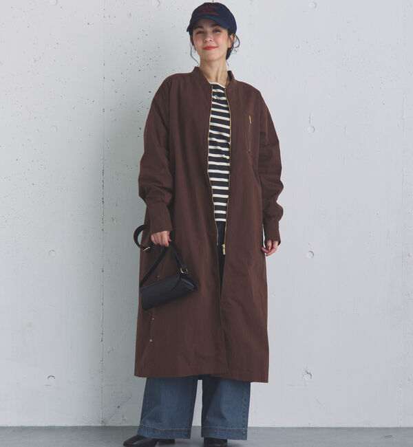 バックギャザーロングMA-1（Doux archives）｜ルミネのファッション