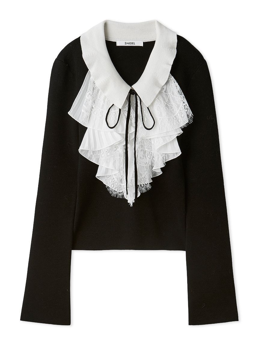 Sustainableレイヤードラッフルニットプルオーバー（SNIDEL）｜ルミネ