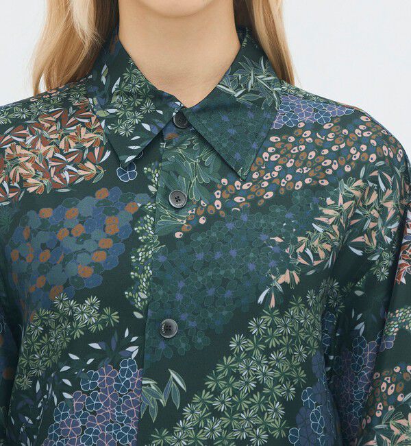 シルクツイル FLOWER RIVER レギュラーカラーシャツ（CABaN）｜ルミネ