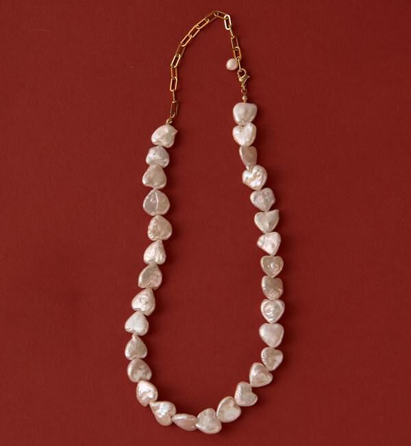 MIHOKO SAKAI/ミホコサカイ】ハートパールネックレス（PN62）（TIARA