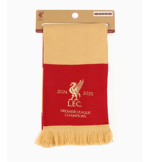リバプール サッカーマフラー フリンジ付き Liverpool FC / リバプール FC】CHAMPIONS SCARF（Liverpool FC