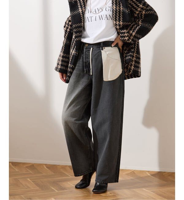 追加》《別注》【INSCRIRE*LEE*LESSAGE】COWBOY/RIDERSPANTS：デニム