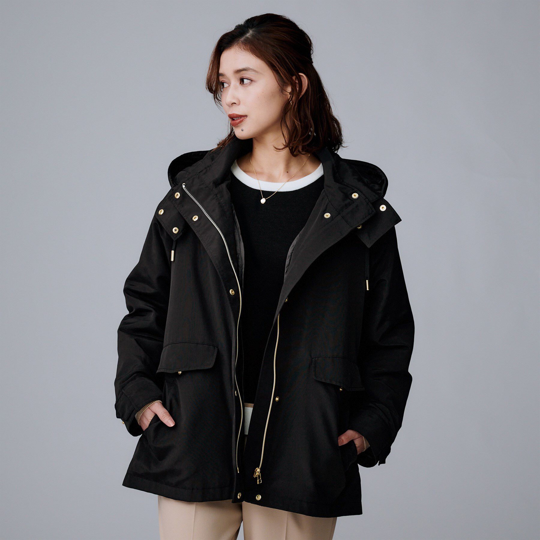 キルトライナー付／アウトドア】3WAYマウンテンパーカー（UNTITLED