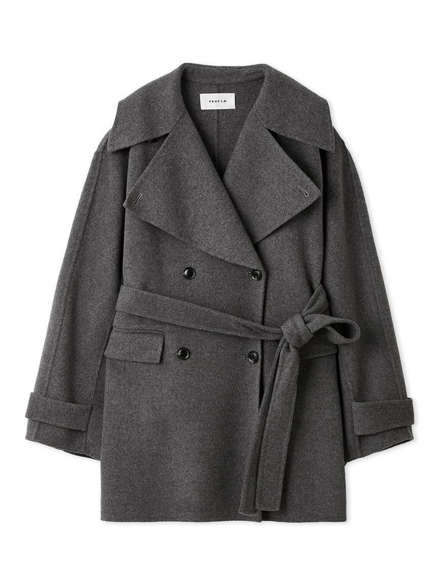 ウールリバーミドルAラインコート（FRAY I.D）｜ルミネのファッション