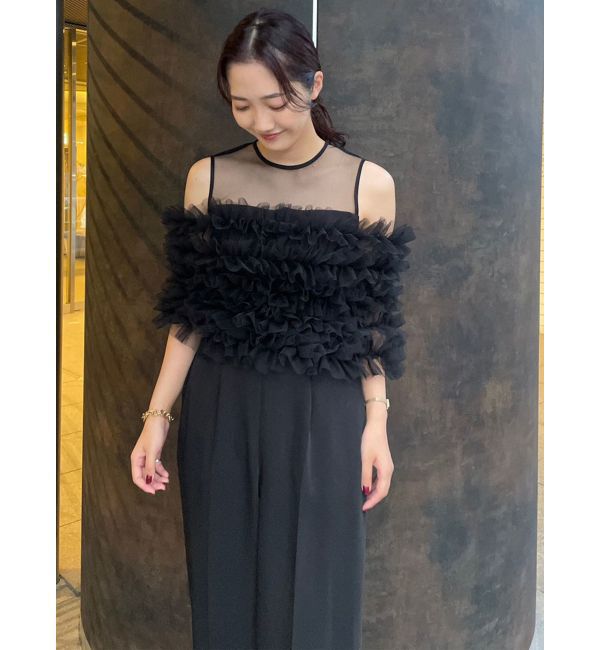 lagunamoon ladyチュールオフショルパンツドレス LADYチュールオフショルパンツドレス（LAGUNAMOON）｜ルミネの