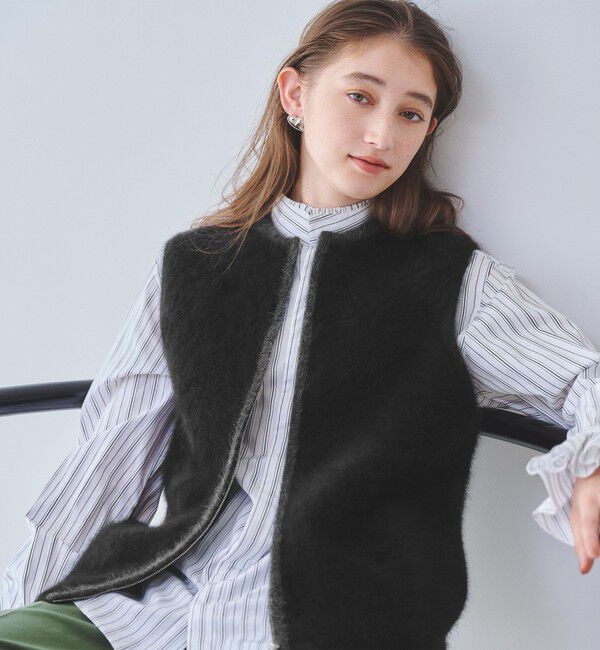 フォックスカシミヤ ジップ ベスト（UNITED ARROWS）｜ルミネの