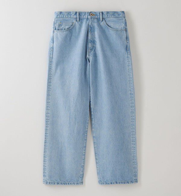 Steven Alan＞ 13.5oz デニム 5ポケット バギー テーパード パンツ