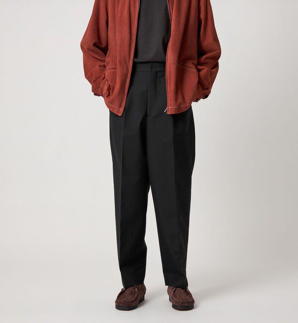 Steven Alan＞ ウール オックスフォード アウト ワンプリーツ