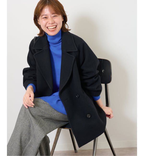 JOURNALSTANDARD relume 尾州ウールショートPコート 38 WEB限定》尾州ウールショートPコート（JOURNAL STANDARD relume