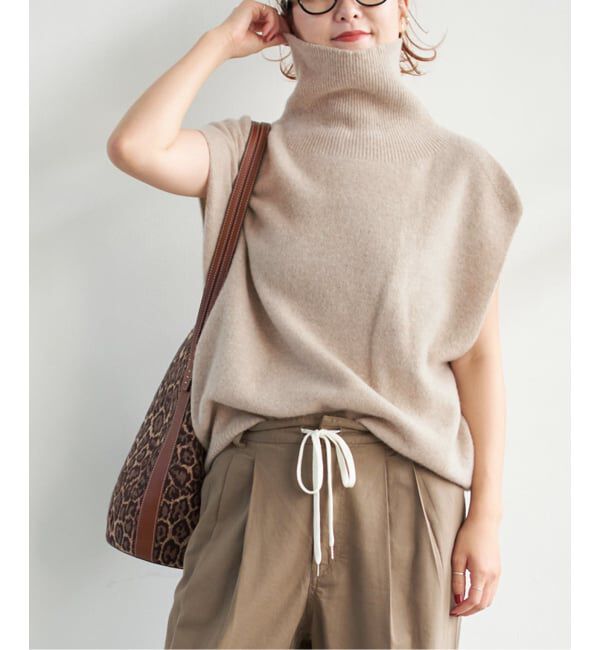 WEB限定 / 追加》オフタートルニットベスト（Spick and Span）｜ルミネ