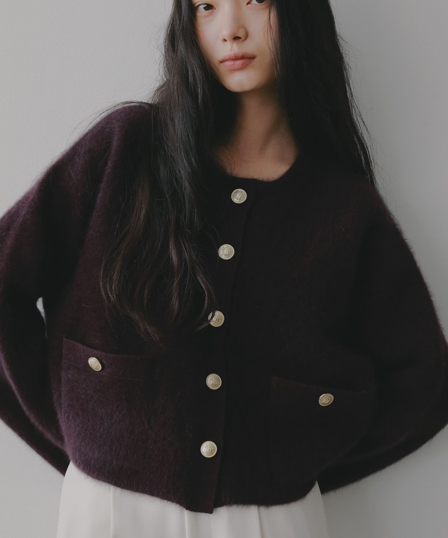 CNラクーンコンキンボタンカーディガン（A part by ）｜ルミネの