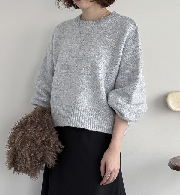 スパンコールショートニットプルオーバー（Doux archives）｜ルミネの