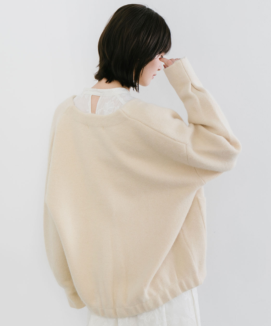 フォックス混ダブルフェイスニットアウター（COCO DEAL）｜ルミネの