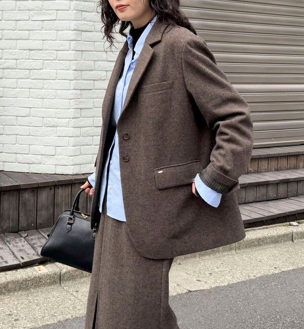 セットアップ対応》ツィードオーバージャケット（fredy emue）｜ルミネ