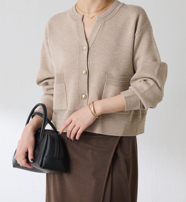 スウェットライクスキッパーカーディガン スキッパースウェットライクカーディガン｜ルミネのファッション通販