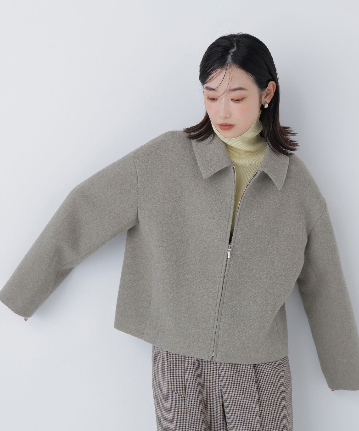 ステンカラージップブルゾン｜ルミネのファッション通販アイルミネ<i